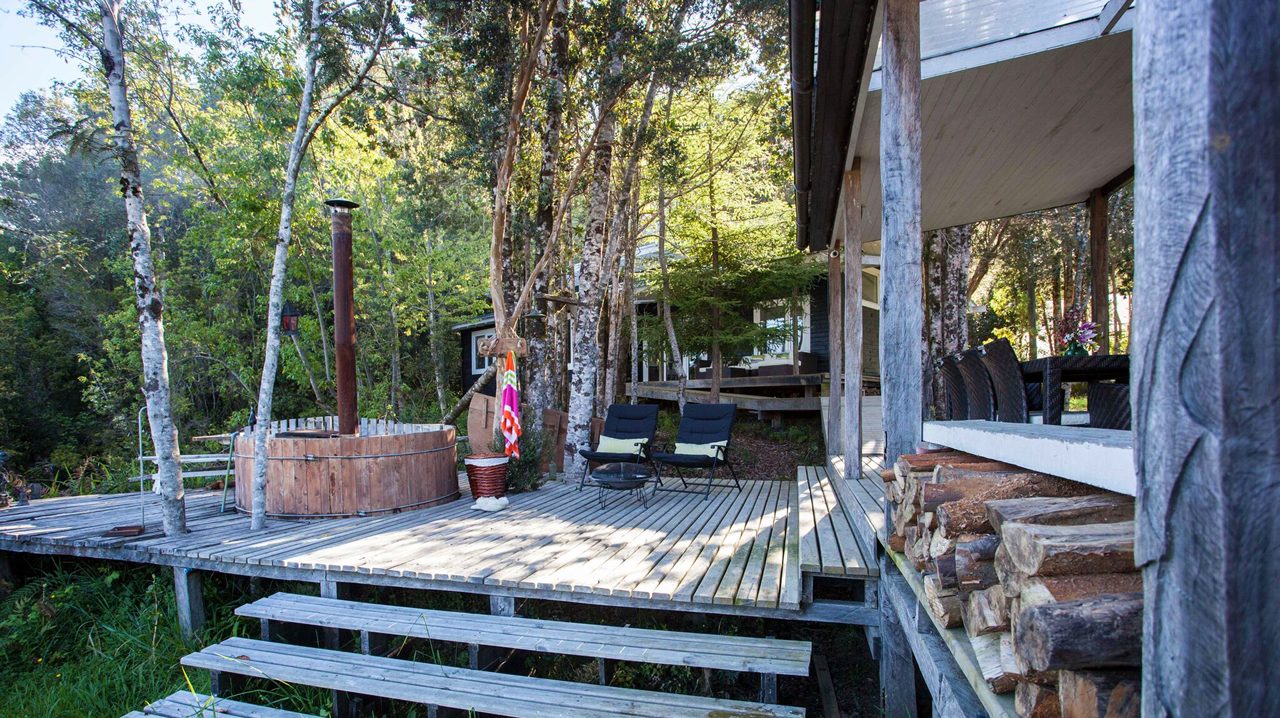 Interior de la casa Luma